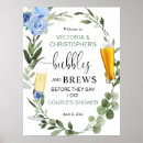 Search for couples shower welcome signs Bubbles and brews