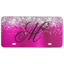 Search for black and silver license plates Girly
