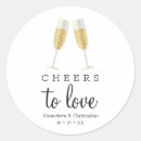 Search for glass wedding stickers Modern