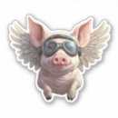 Search for flying pig stickers Pink