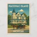 Search for vintage michigan postcards Illustration