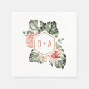 Search for tropical napkins Palm leaves