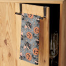 Search for vintage halloween kitchen towels Spider