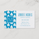Search for light blue business cards Nautical