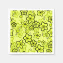 Search for bright neon yellow napkins Green