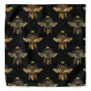 Search for black and gold bandanas Bee