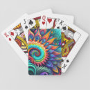 Search for psychedelic playing cards modern
