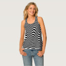 Search for black and white striped tank tops Zebra