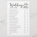 Search for bride and groom question games Black and white