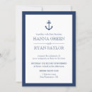 Search for boat wedding invitations Anchor