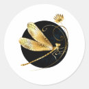 Search for gold foil monogram stickers Black