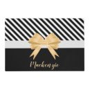 Search for black and white striped placemats Stylish