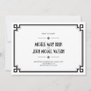 Search for art nouveau save the dates Black