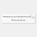 Search for religious bumper stickers Social