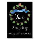 Search for floral table cards Colorful