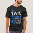 Search for twin brother birthday gifts 40th