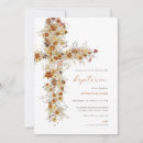 Search for fall baptism invitations Floral