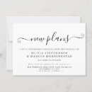 Search for change the date wedding invitations Rescheduled