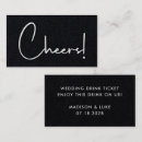 Search for drink tickets weddings Cheers