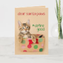 Search for dear santa define good cards Cat