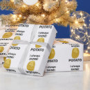 Search for potato wrapping paper Cute