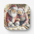 Search for cookies for santa plates Watercolor