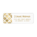 Search for art deco return address labels Elegant