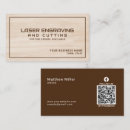 Search for engraved business cards Wood