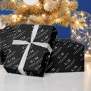 Search for initial wrapping paper Black and white