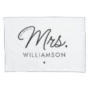 Search for bride pillowcases Mr and mrs