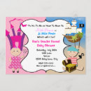 Search for princess and pirate invitations Boy