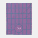 Search for purple plaid blankets Blue