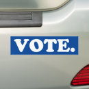 Search for vote for democracy bumper stickers Democrats