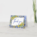 Search for citrus thank you cards Mediterranean