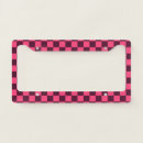 Search for purple license plate frames Checkerboard