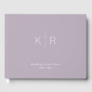 Search for purple wedding guest books Chic