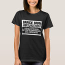 Search for dance studio tshirts Dancer