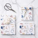 Search for medical wrapping paper Stethoscope
