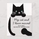 Search for funny moving announcement cards Cat