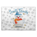 Search for snowman placemats Winter