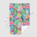 Search for cactus golf towels Colorful