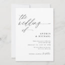 Search for romantic wedding invitations Minimalist