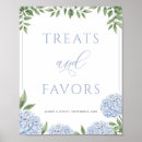 Search for bridal shower favor signs Dusty blue
