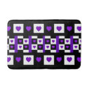 Search for purple bath mats Black
