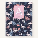 Search for flamingo notebooks Tropical leaves