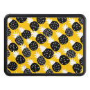 Search for cool trailer hitch covers Black and white