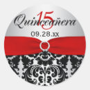 Search for red quinceanera stickers Girly