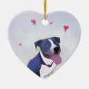 Search for pit bull ornaments dogs