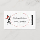 Search for mobile barber business cards Hairdresser