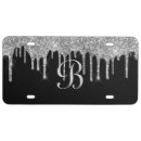 Search for bling license plates Silver